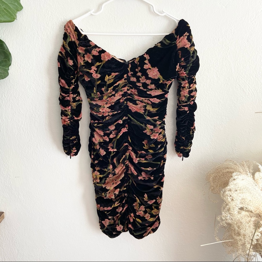 House of CB Velvet Dress